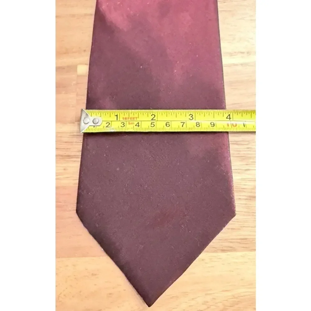 VTG 90s Rabanne Pancini Lot 2 Neck Ties Red Gray Retro Collector Power Dressing